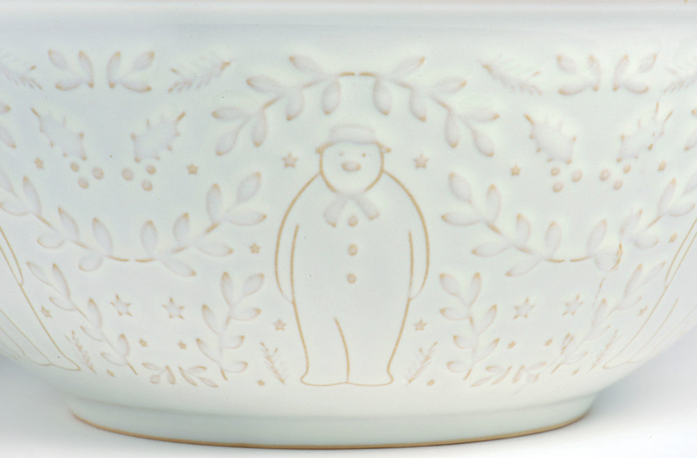 The Snowman Ceramic Mixing Bowl