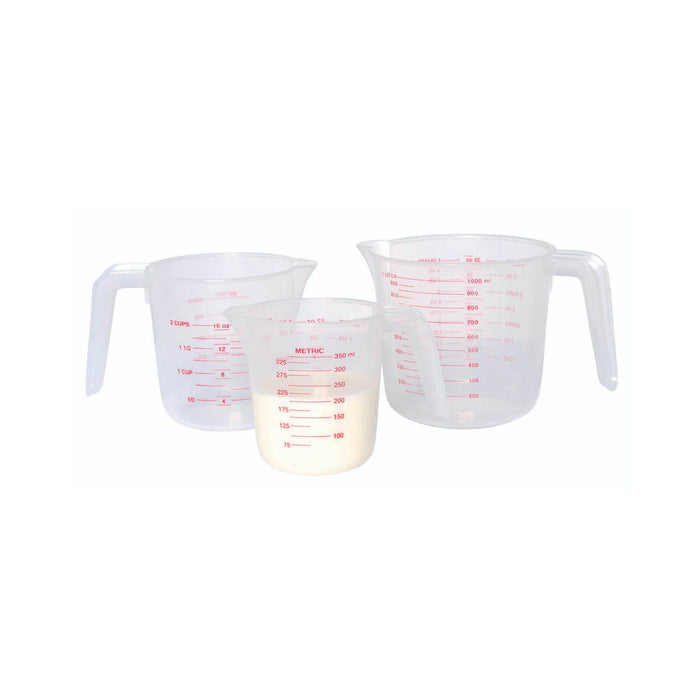 KC Measuring Jug 3pc plastic