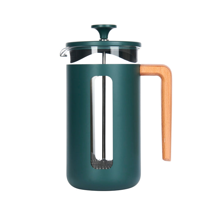 Pisa Cafetiere Wood Handle 8Cup