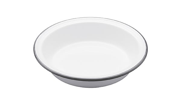 Enamel pie dish round