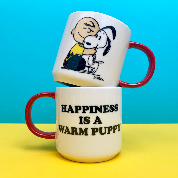 Peanuts Mugs Happiness is a warm Puppy