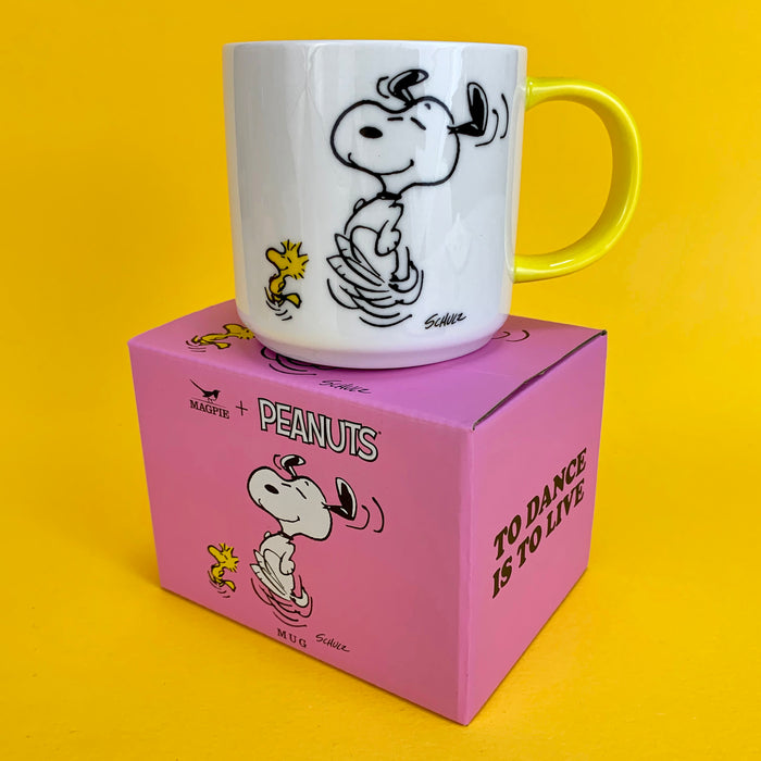 Peanuts Mugs To Dance is to Live