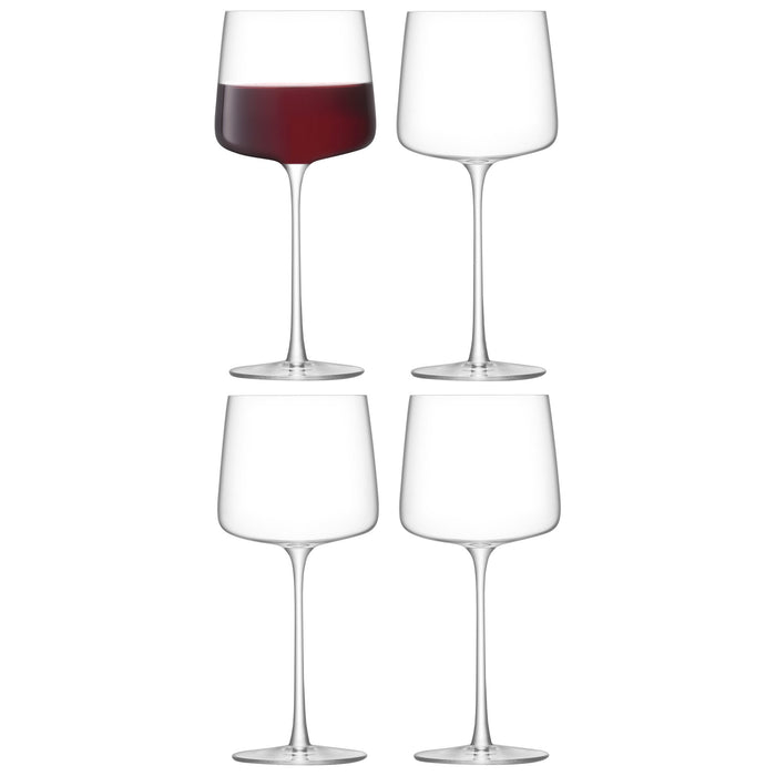 Metropolitan Wine Glass 400ml Clear x 4