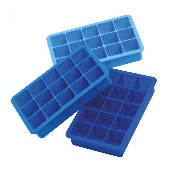 Classic cube ice tray - set of 3