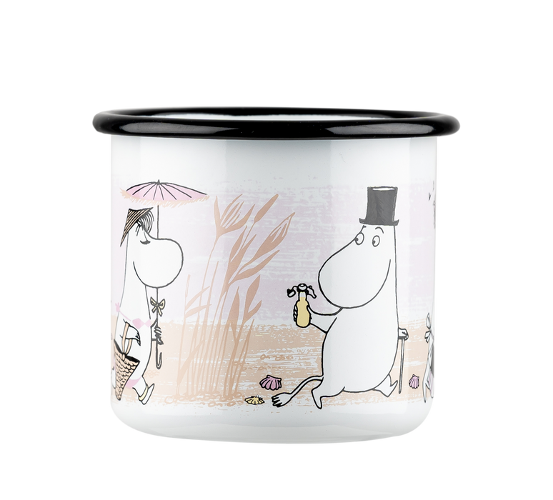 Moomin Enamel mug 3.7dl The Beach