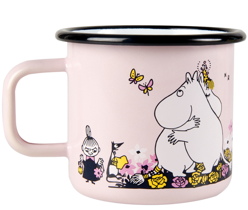 Moomin Enamel mug 3.7dl Hug