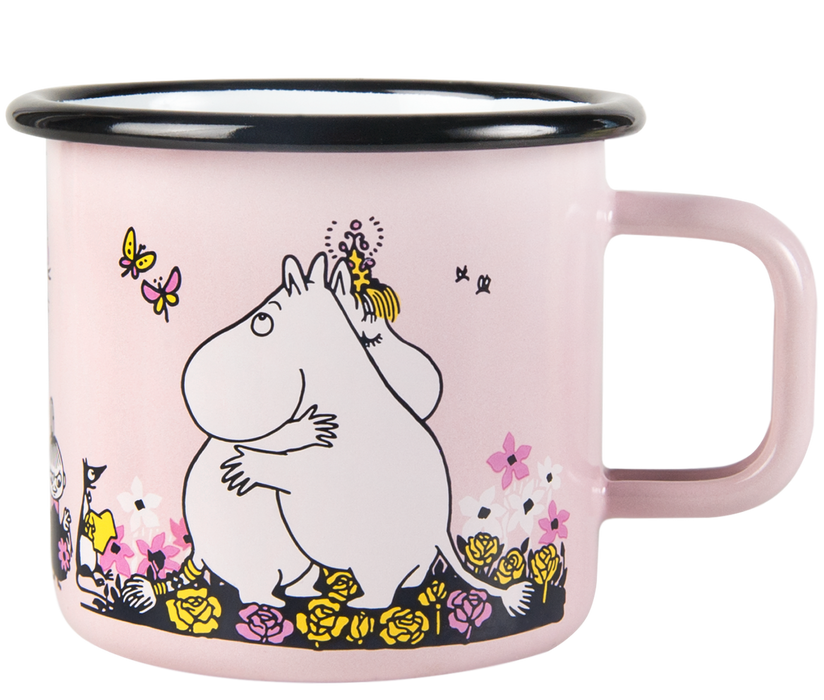 Moomin Enamel mug 3.7dl Hug