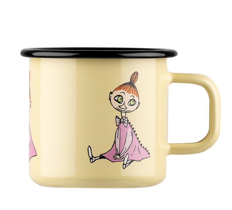 Moomin 3.7dl Enamel Mug Mymble, yellow