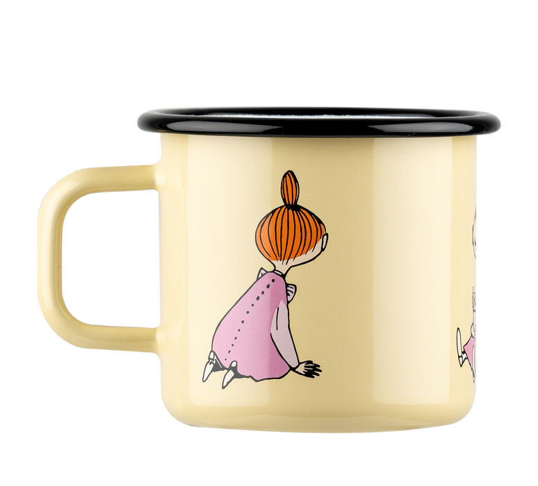 Moomin 3.7dl Enamel Mug Mymble, yellow