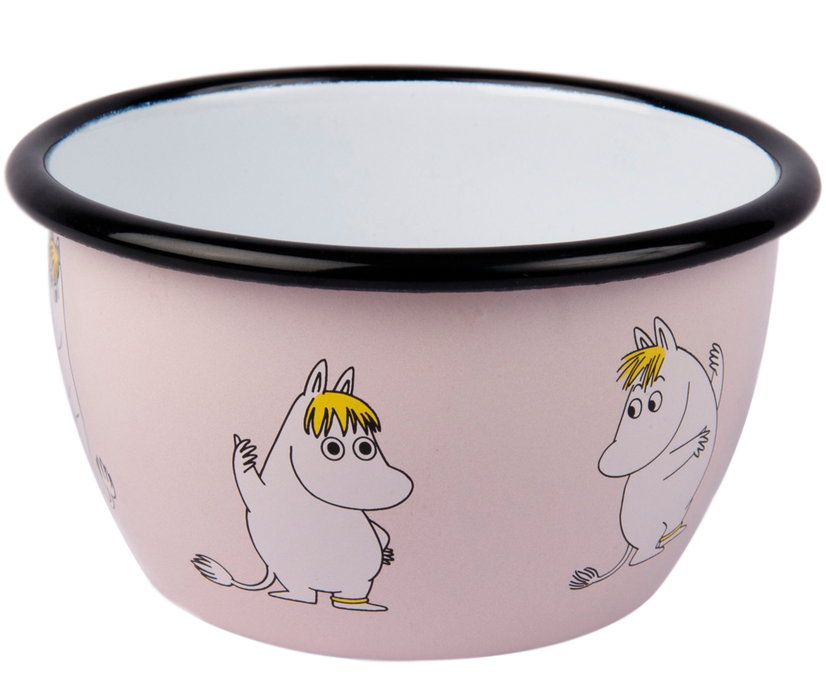 Moomin 6dl Enamel bowl Snorkmaiden