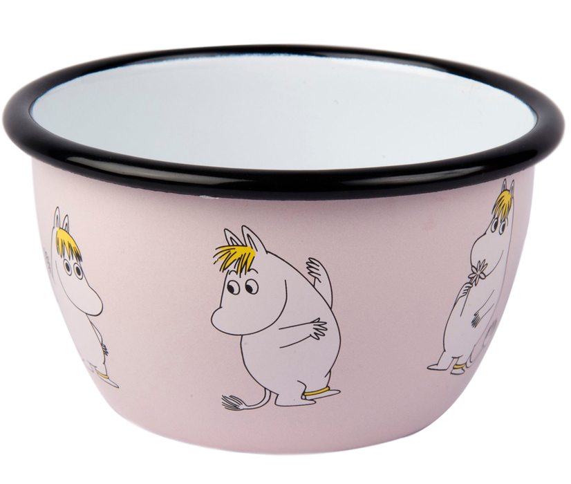 Moomin 6dl Enamel bowl Snorkmaiden