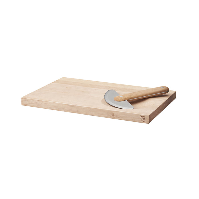 Herb chopping board & mezzaluna chopper