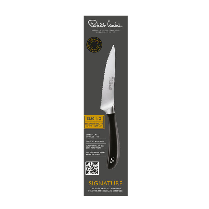 Signature utility knife serrated 12cm