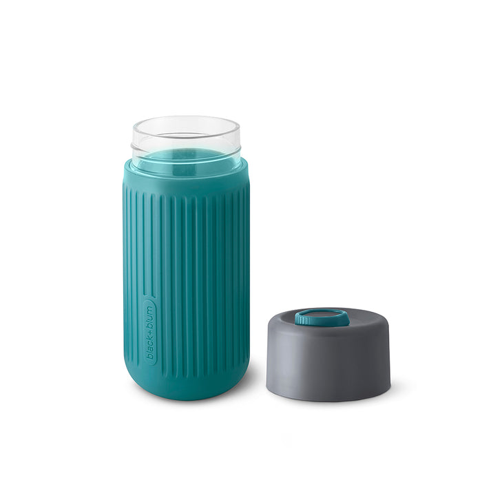 Glass travel cup