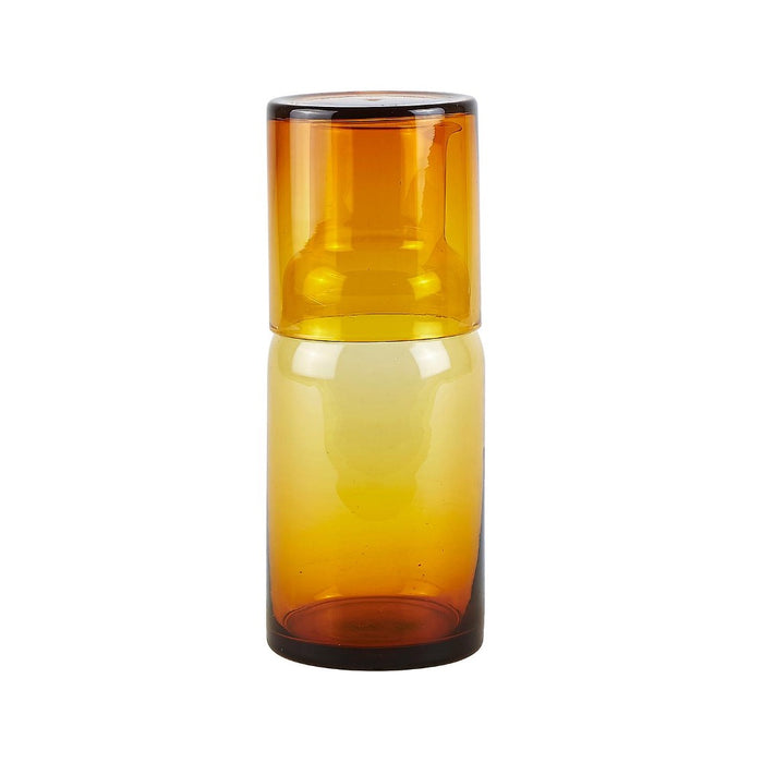 Water bottle w. glass
