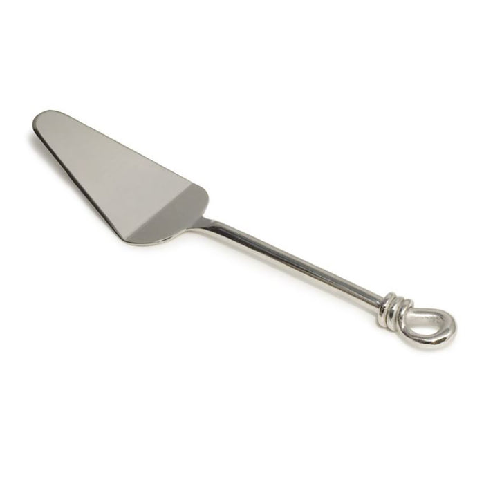 Polished Knot Cake Server