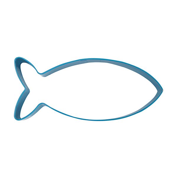 Fish shape cookie cutter