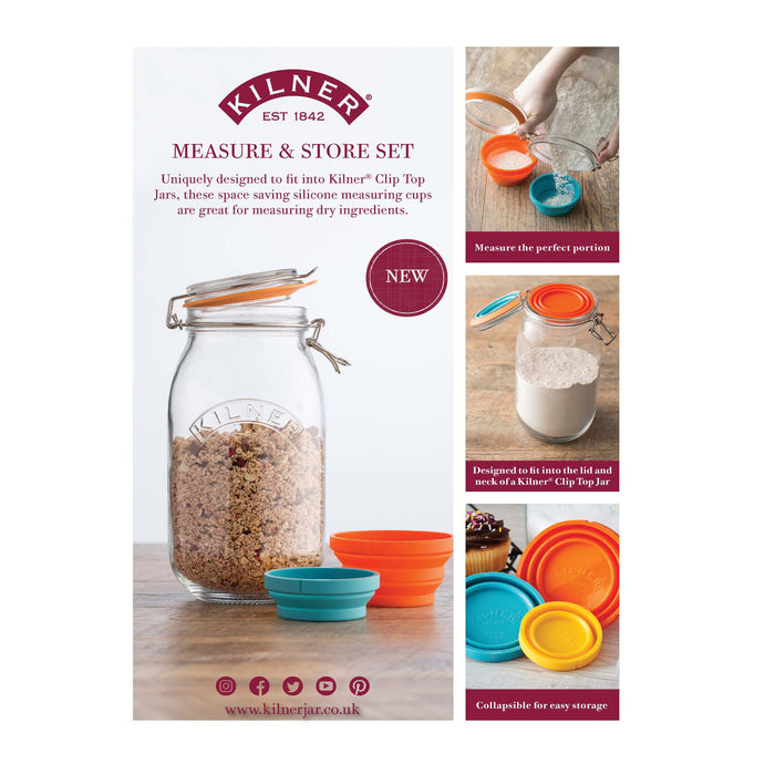 Measure & Store - Set of 3 Measuring cups