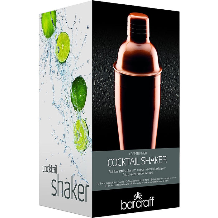 S/S Copper cocktail shaker 500ml