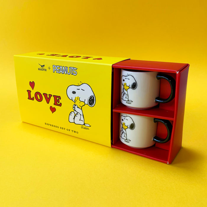 Peanuts Mugs Love - Espresso set of 2